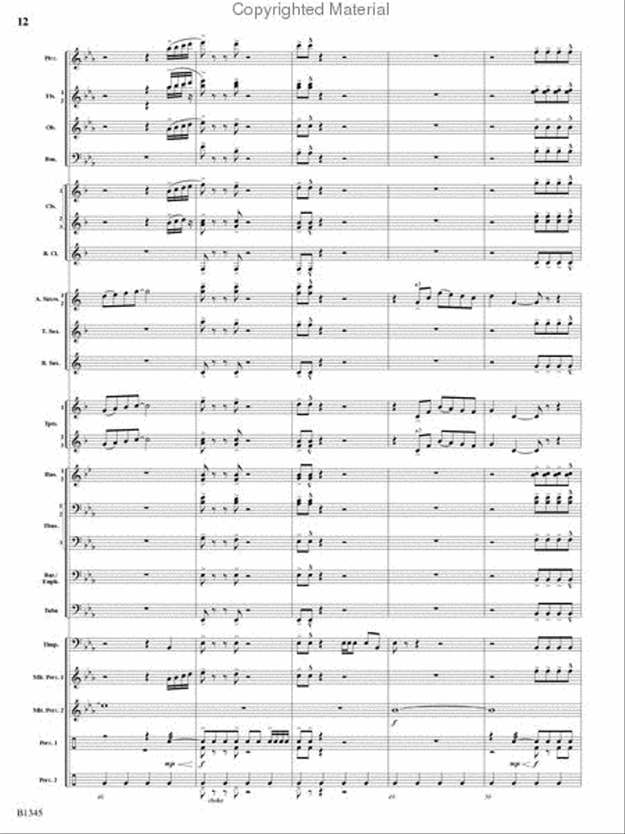 Fanfare and Jubilation Fanfare and Jubilation Concert Band scores gallery preview page 11