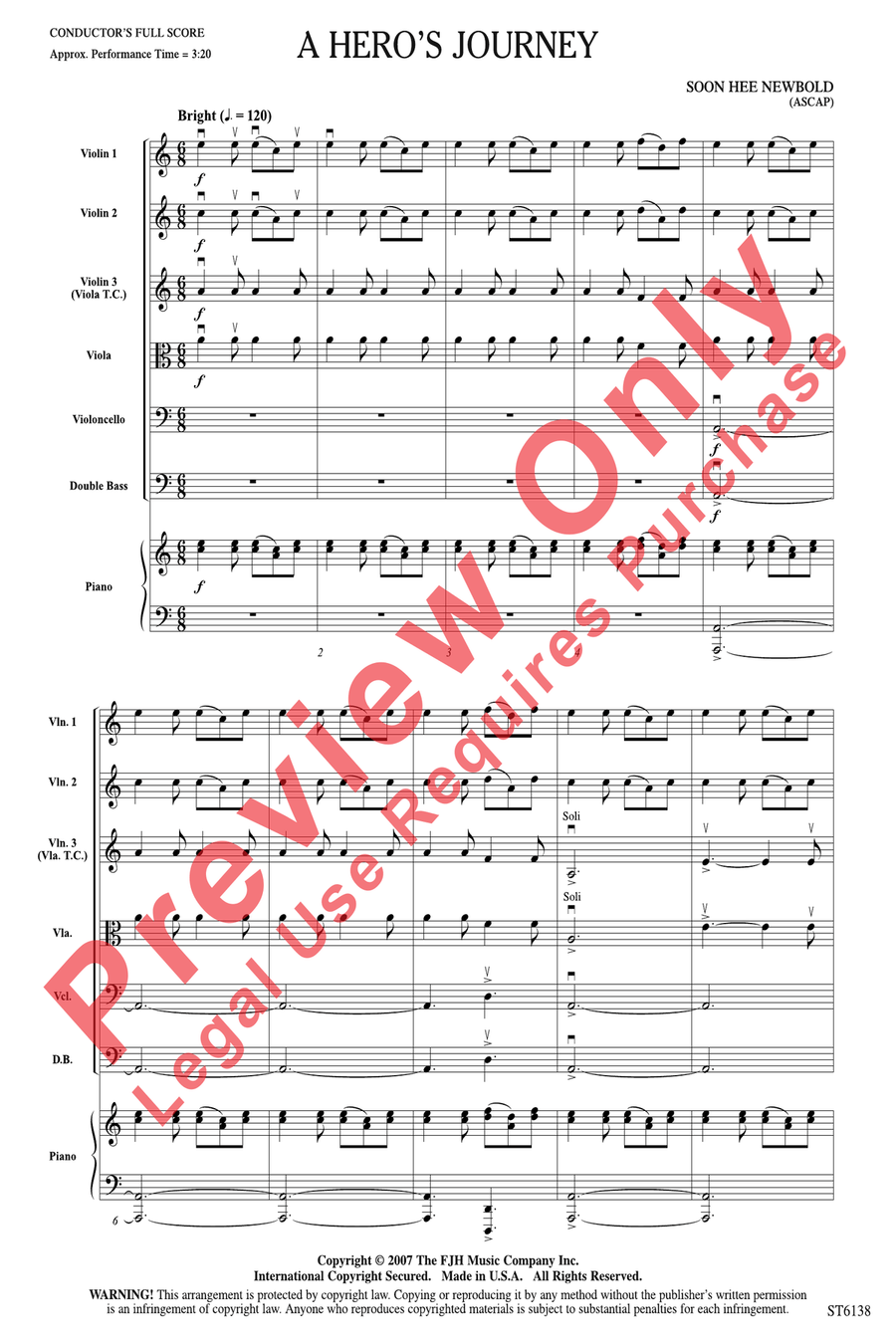 A Hero's Journey A Hero's Journey String Orchestra scores gallery preview page 3