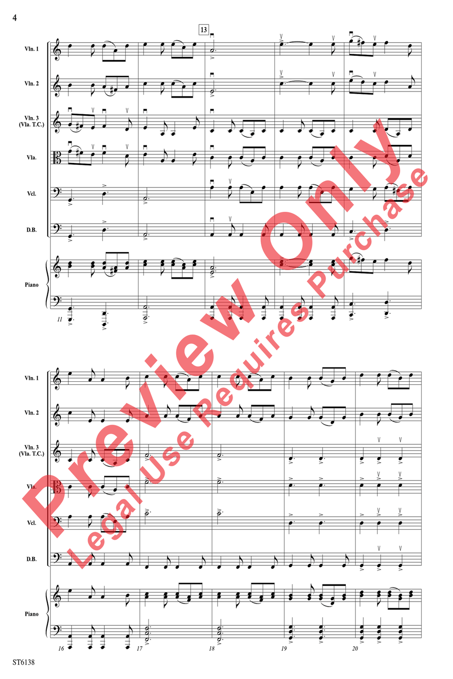 A Hero's Journey A Hero's Journey String Orchestra scores gallery preview page 4