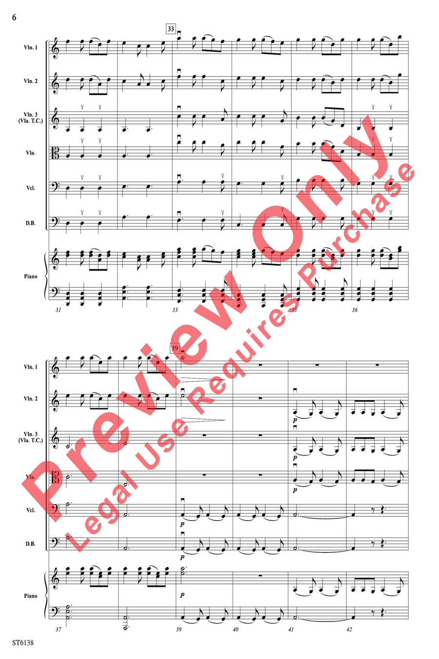 A Hero's Journey A Hero's Journey String Orchestra scores gallery preview page 6