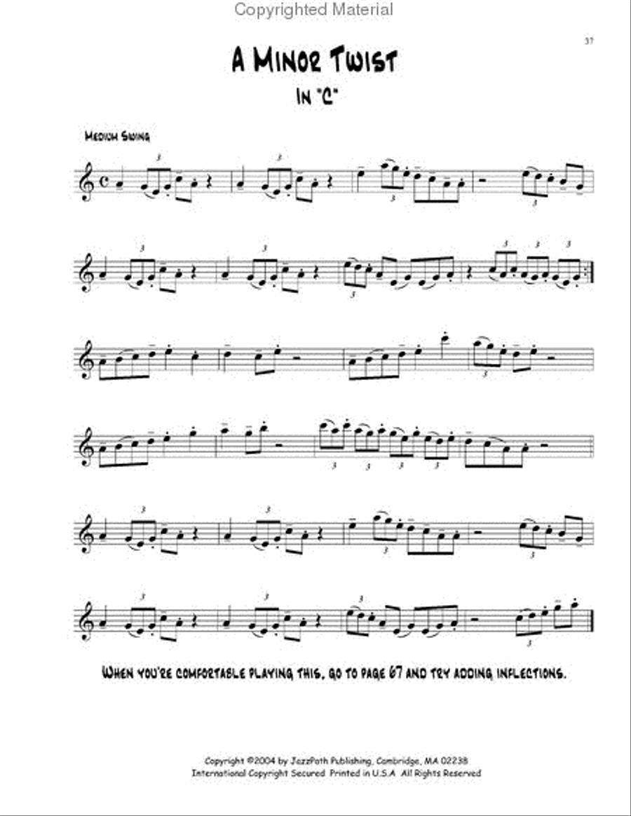 Jazz Style and Technique for Saxophone Saxophone scores gallery preview page 3