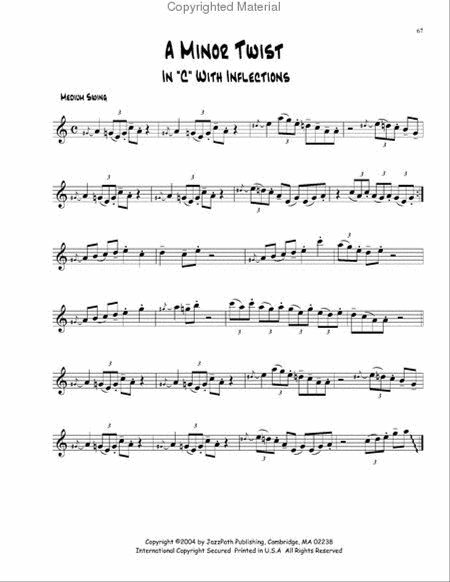 Jazz Style and Technique for Saxophone Saxophone scores gallery preview page 4