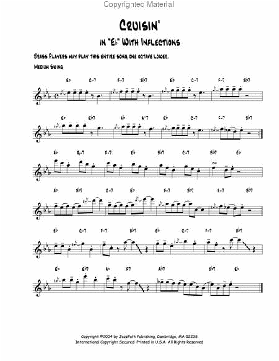 Jazz Style and Technique for Treble Clef Instruments Clarinet scores gallery preview page 3