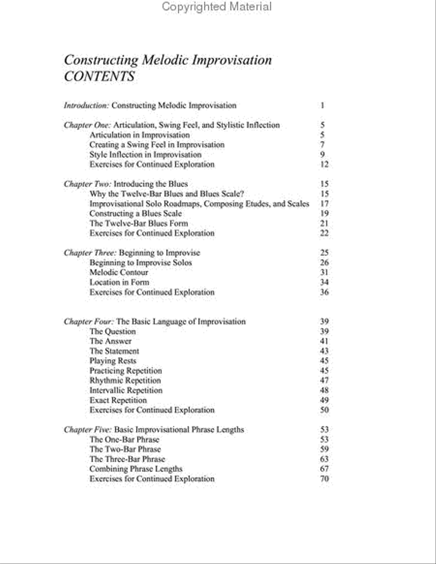 Constructing Melodic Jazz Improvisation - Bass Clef Edition Trombone scores gallery preview page 2