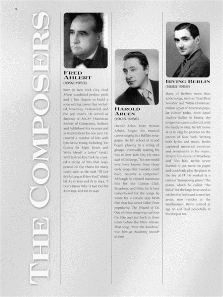The Great American Songbook - The Composers Electronic Keyboard scores gallery preview page 2