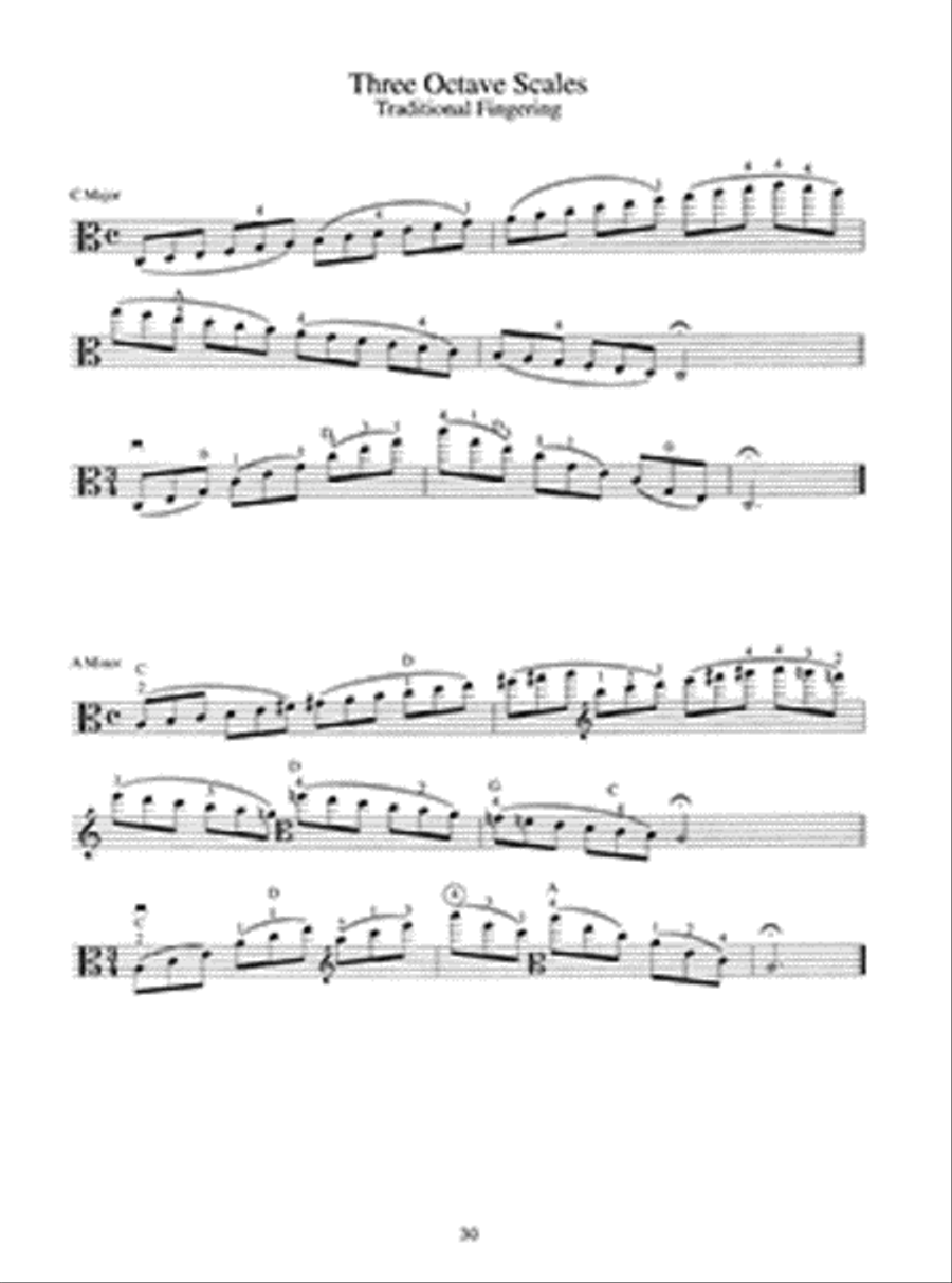 Progressive Scale Studies for Viola Viola scores gallery preview page 2