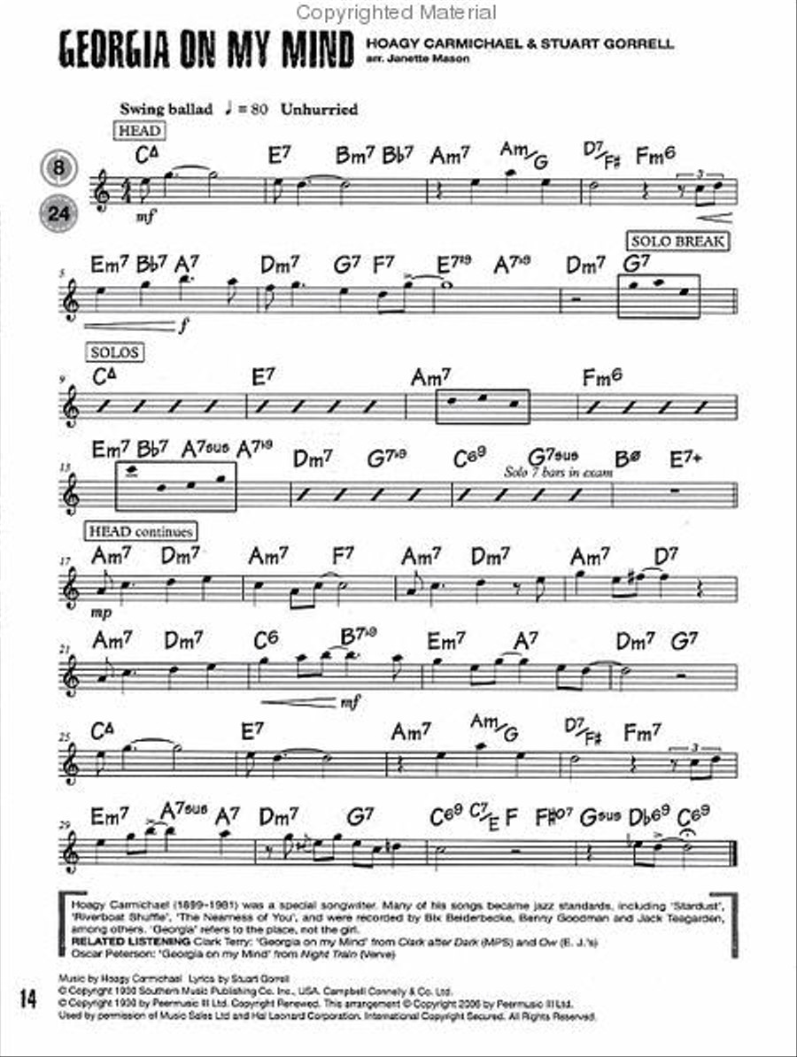 Jazz Flute Tunes Level/Grade 2/Score + Part + CD Flute Solo scores gallery preview page 2