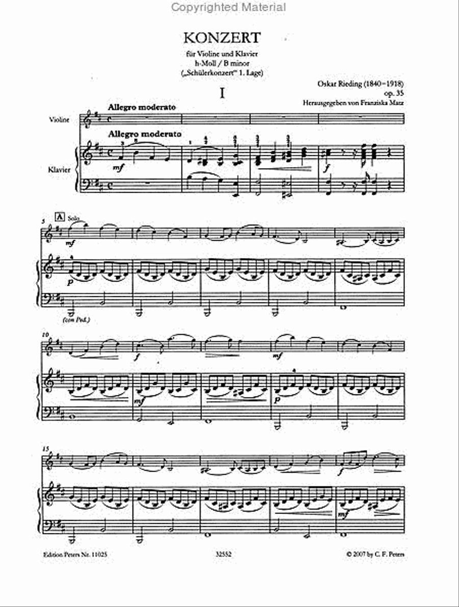 Concerto in B minor, Op.35 Violin Solo scores gallery preview page 2