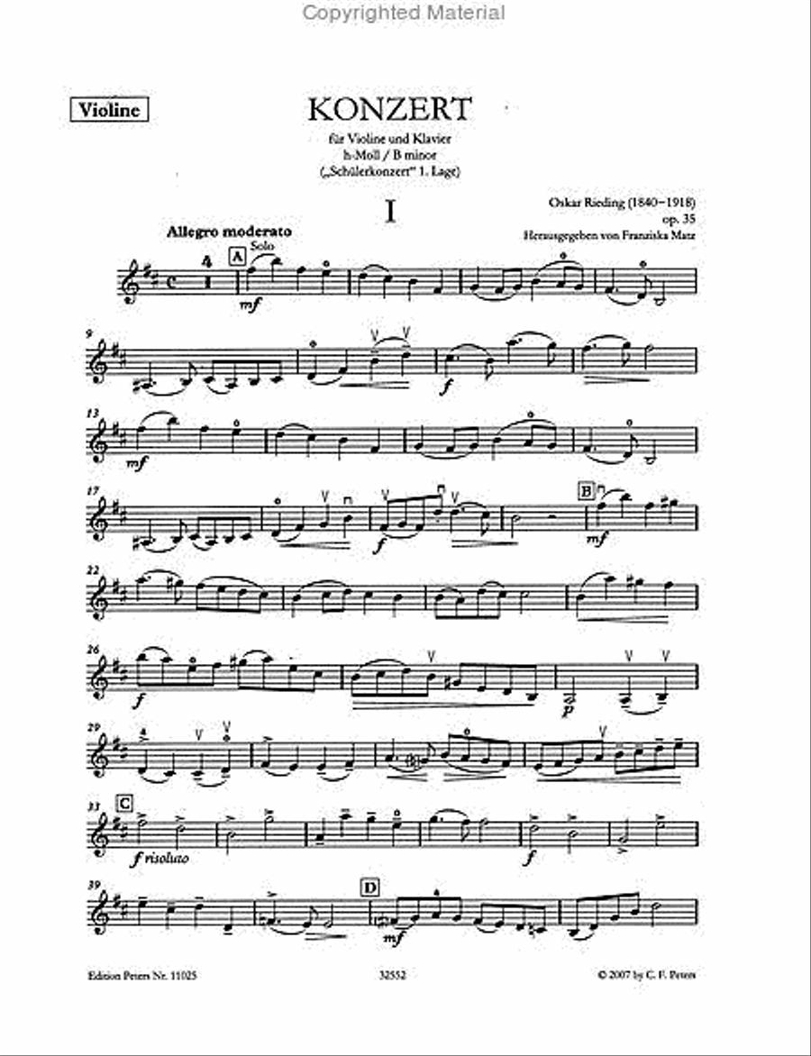 Concerto in B minor, Op.35 Violin Solo scores gallery preview page 3