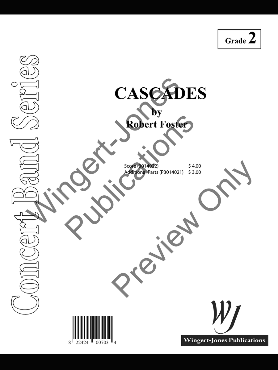 Cascades Cascades Concert Band scores gallery preview page 2