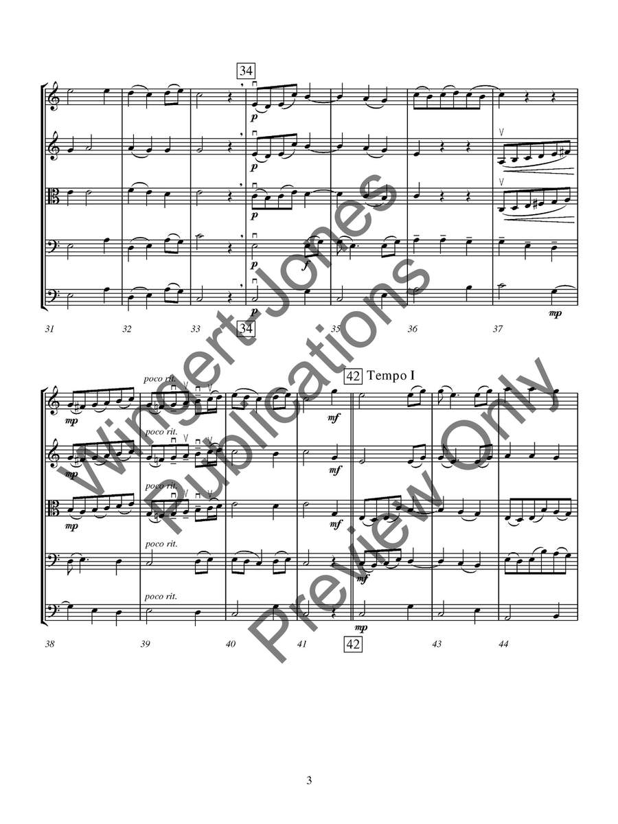 On a Shaker Hymn (Score) On a Shaker Hymn (Score) String Orchestra scores gallery preview page 7