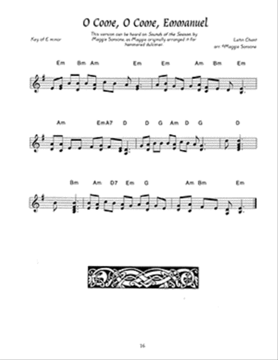 A Scottish Christmas for Hammered Dulcimer Hammered Dulcimer scores gallery preview page 2