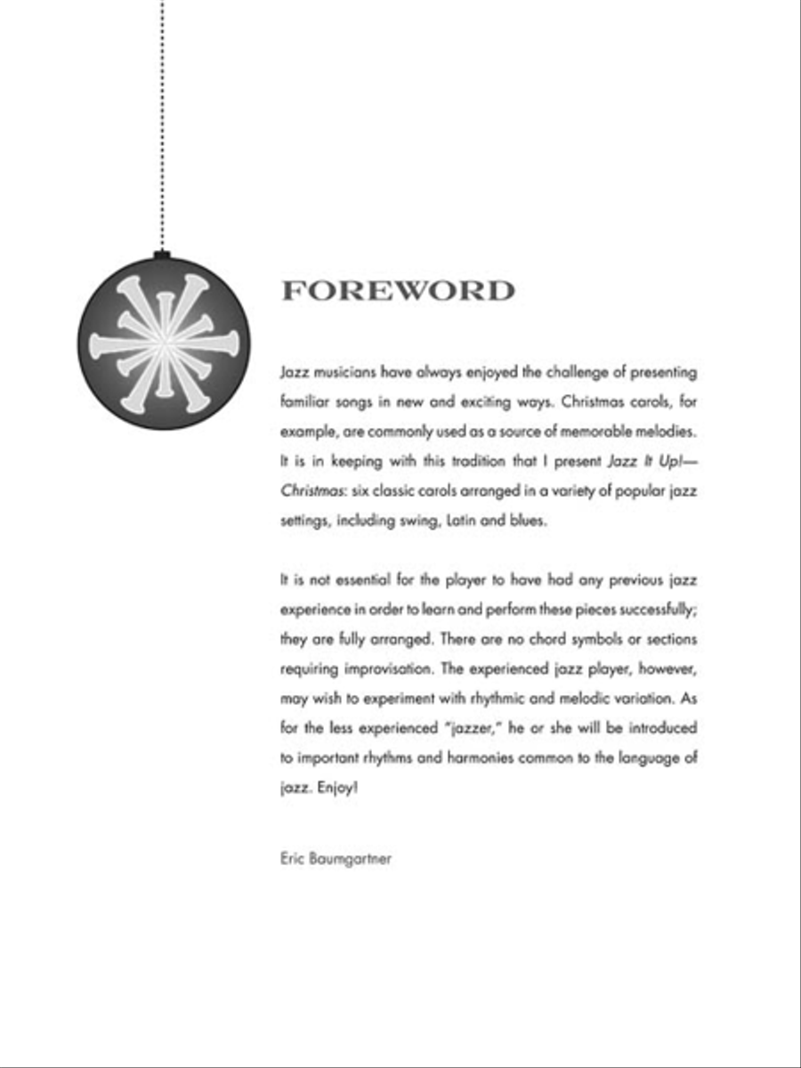 Eric Baumgartner's Jazz It Up! - Christmas - Book/Online Piano scores gallery preview page 3