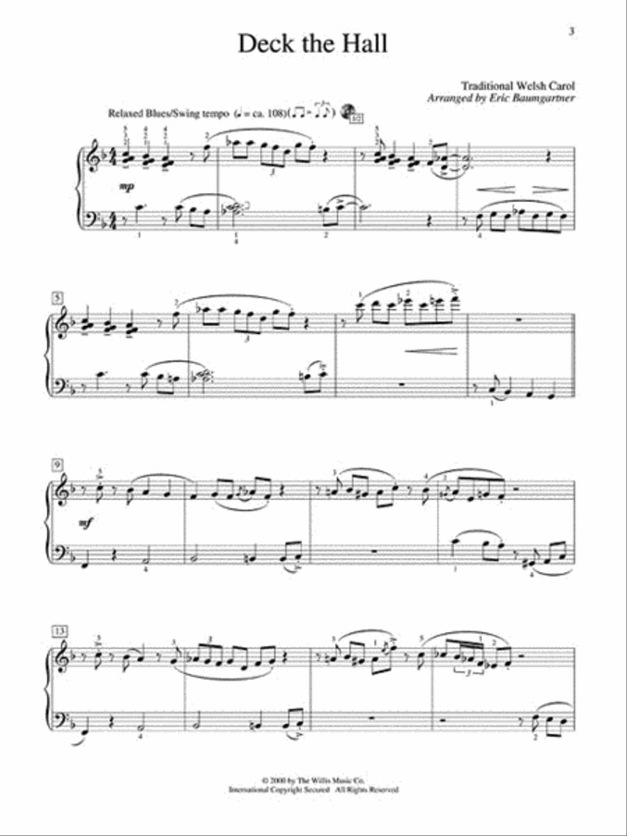 Eric Baumgartner's Jazz It Up! - Christmas - Book/Online Piano scores gallery preview page 4