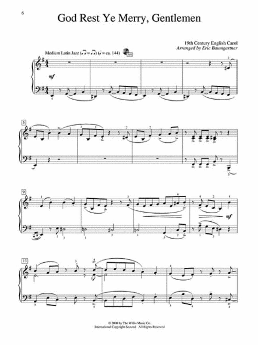 Eric Baumgartner's Jazz It Up! - Christmas - Book/Online Piano scores gallery preview page 5