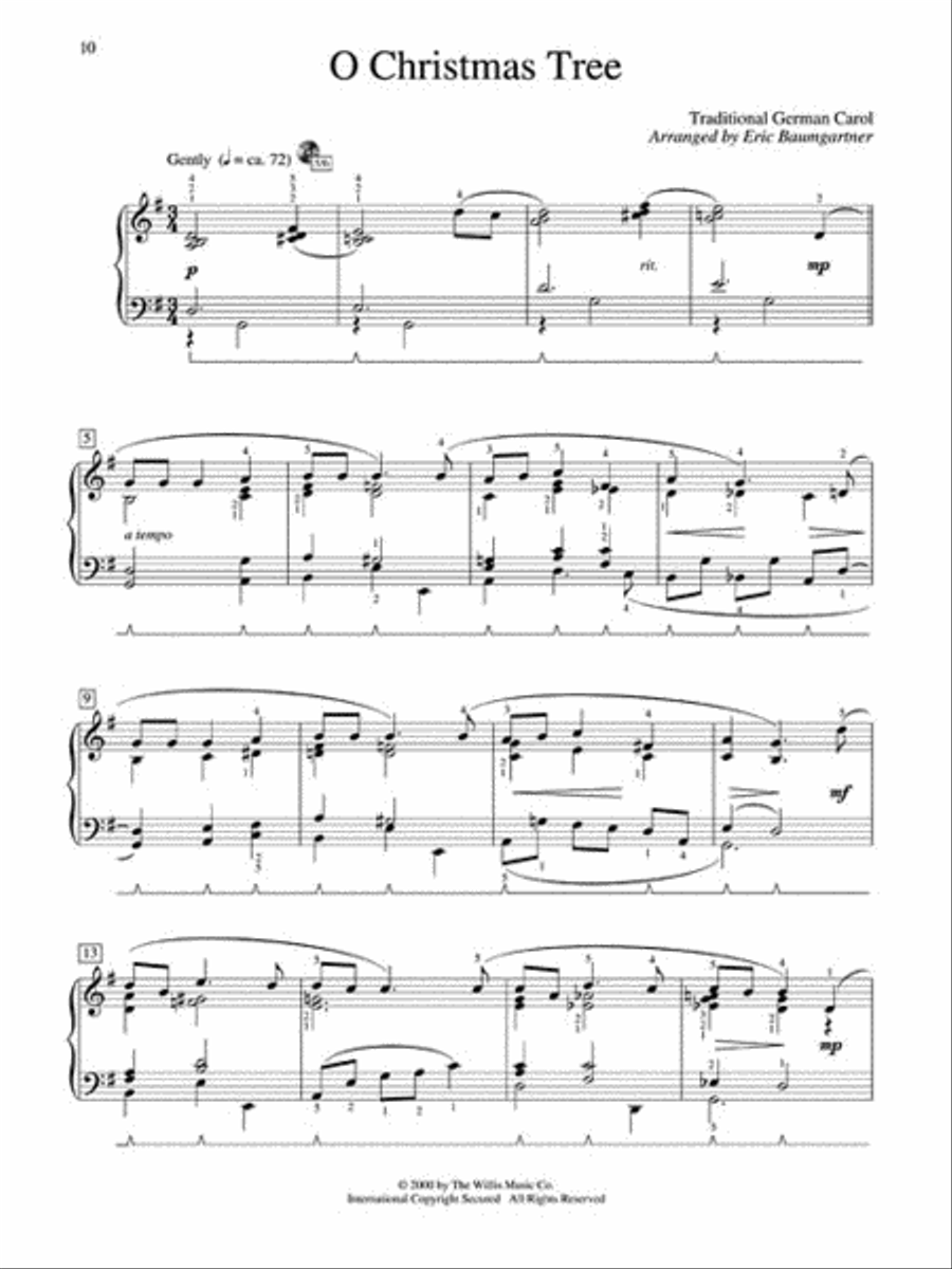 Eric Baumgartner's Jazz It Up! - Christmas - Book/Online Piano scores gallery preview page 6