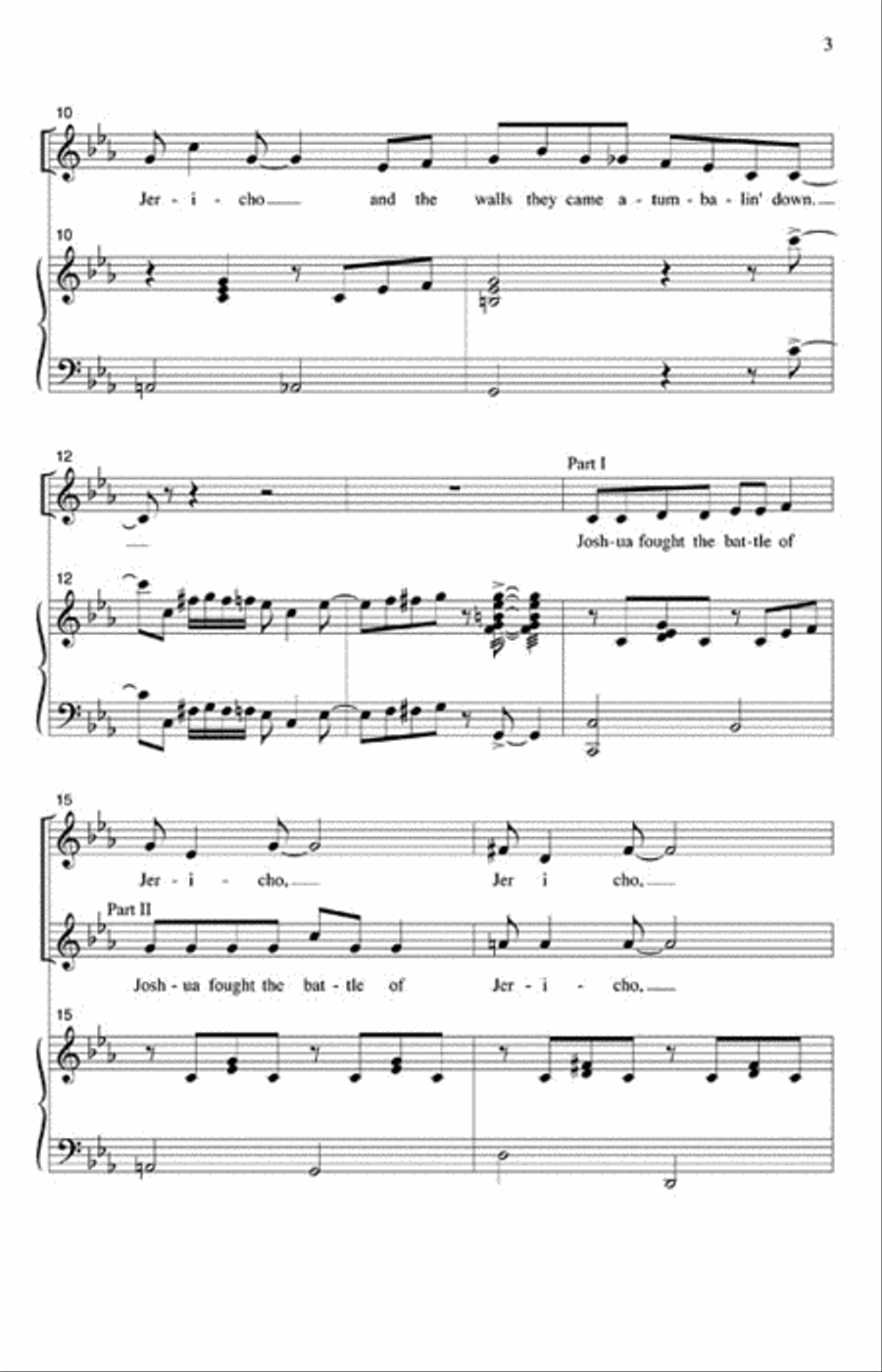 Joshua Choir scores gallery preview page 3