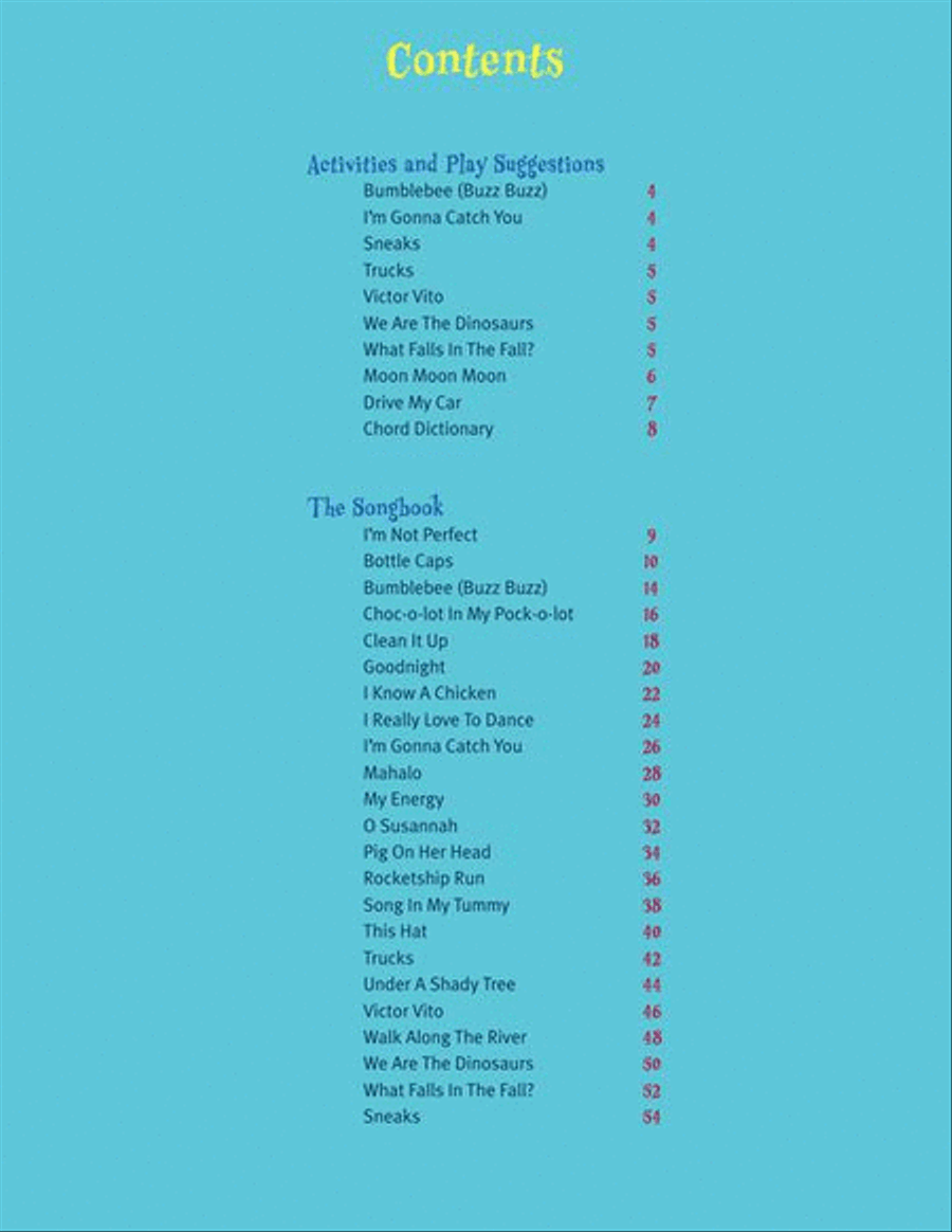 The Laurie Berkner Songbook Piano, Vocal, Guitar scores gallery preview page 3