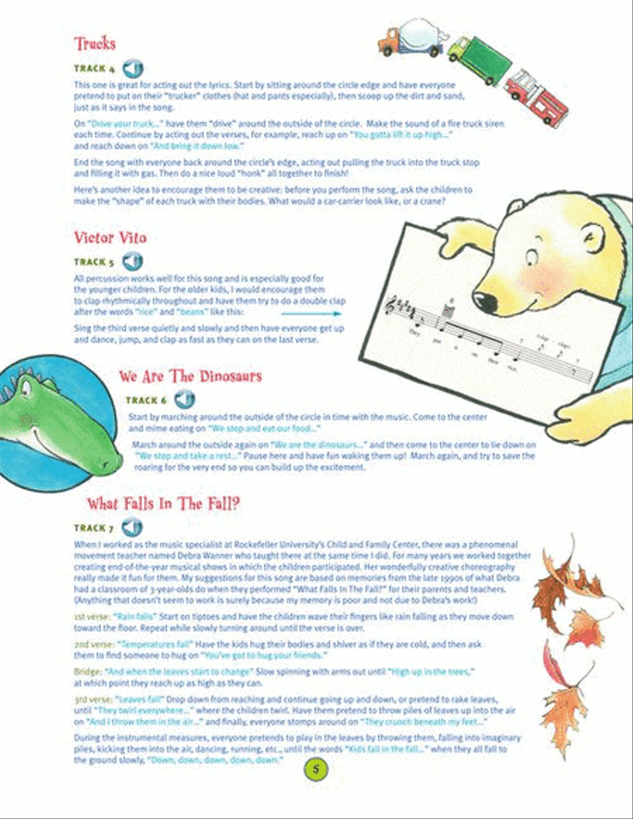 The Laurie Berkner Songbook Piano, Vocal, Guitar scores gallery preview page 5