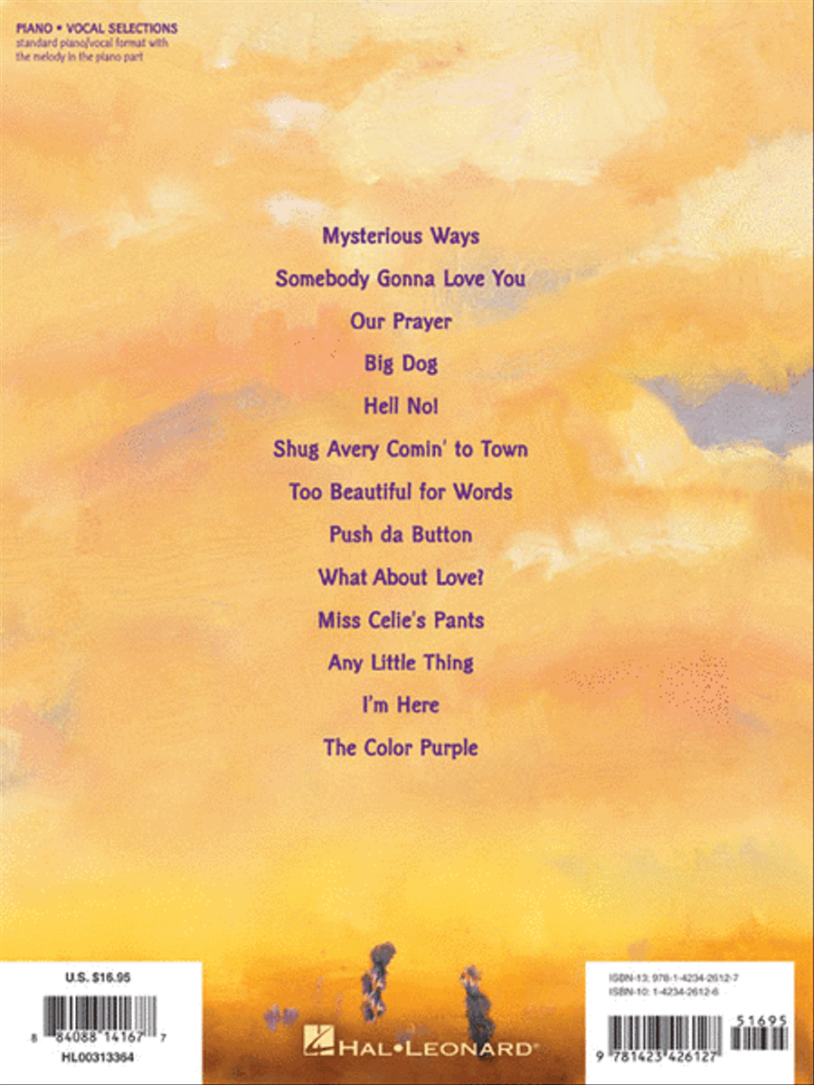 The Color Purple Piano, Vocal, Guitar scores gallery preview page 6