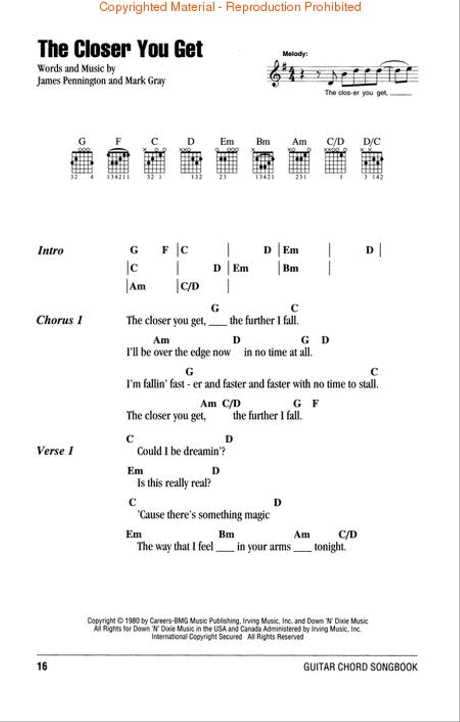 Alabama Electric Guitar scores gallery preview page 4