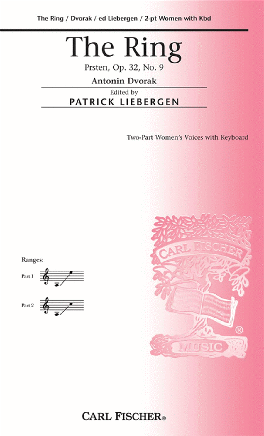 The Ring (Prsten, Op. 32, No. 9) SA scores gallery preview page 1