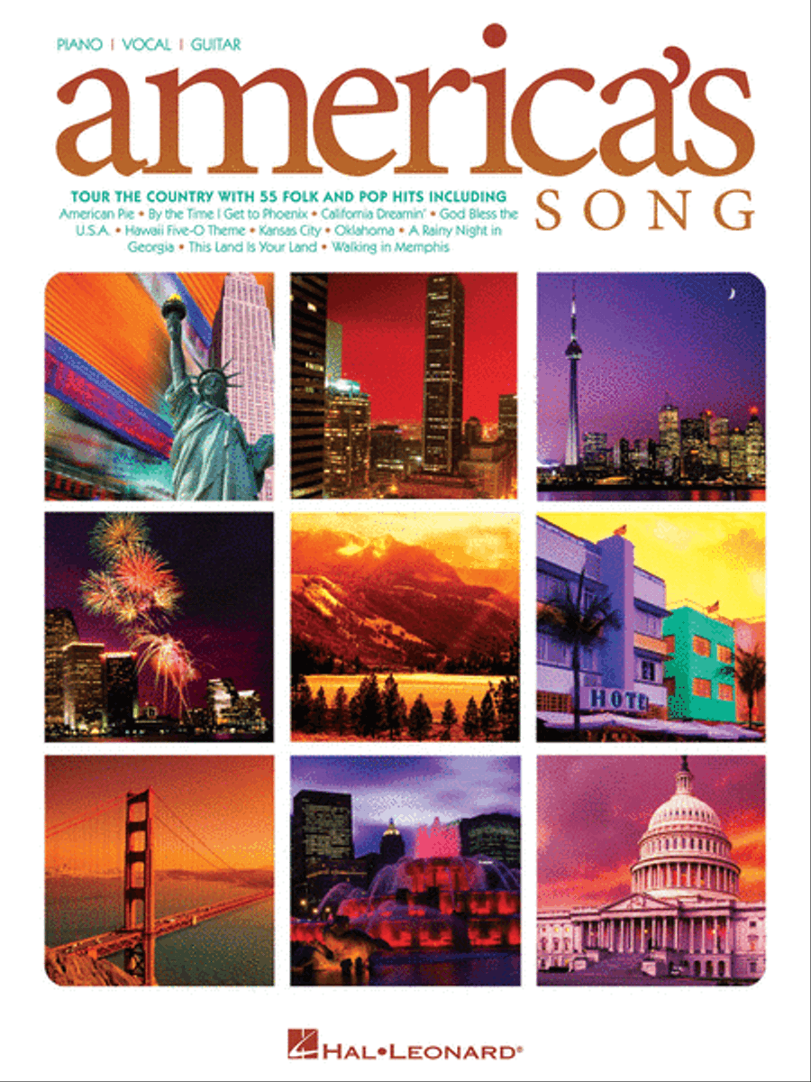 America's Song Piano, Vocal, Guitar scores gallery preview page 1