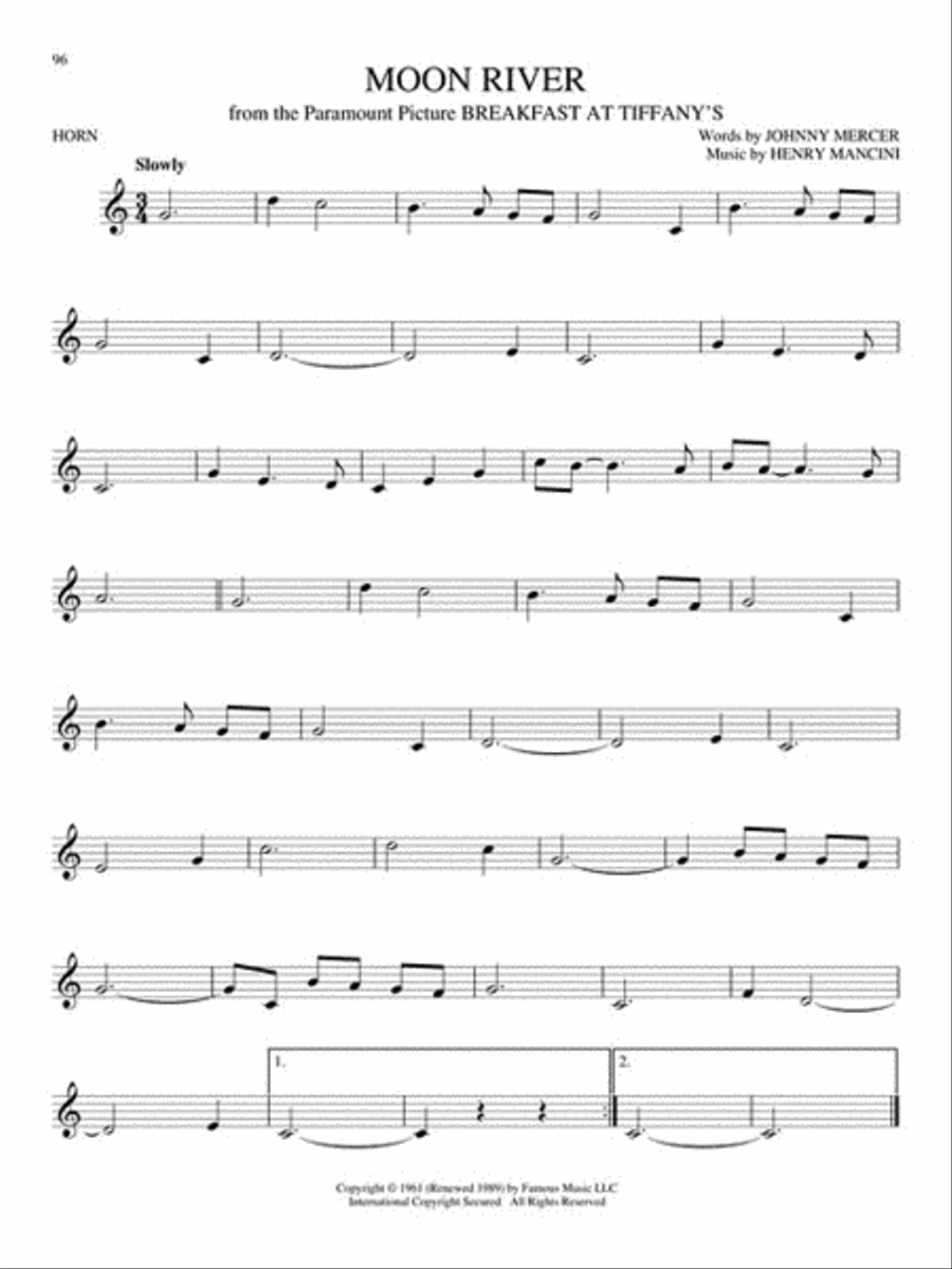 The Big Book of Horn Songs Horn scores gallery preview page 3