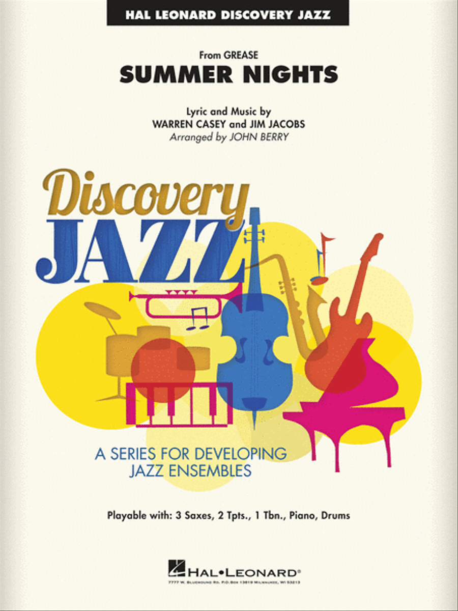 Summer Nights (from Grease) Jazz Ensemble scores gallery preview page 1