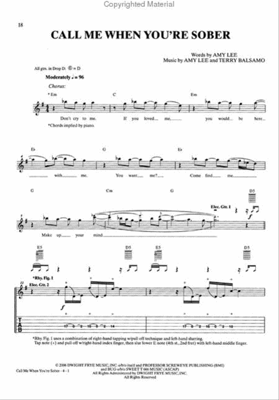 Rock Charts Guitar 2007: The Hits, So Far... scores gallery preview page 4