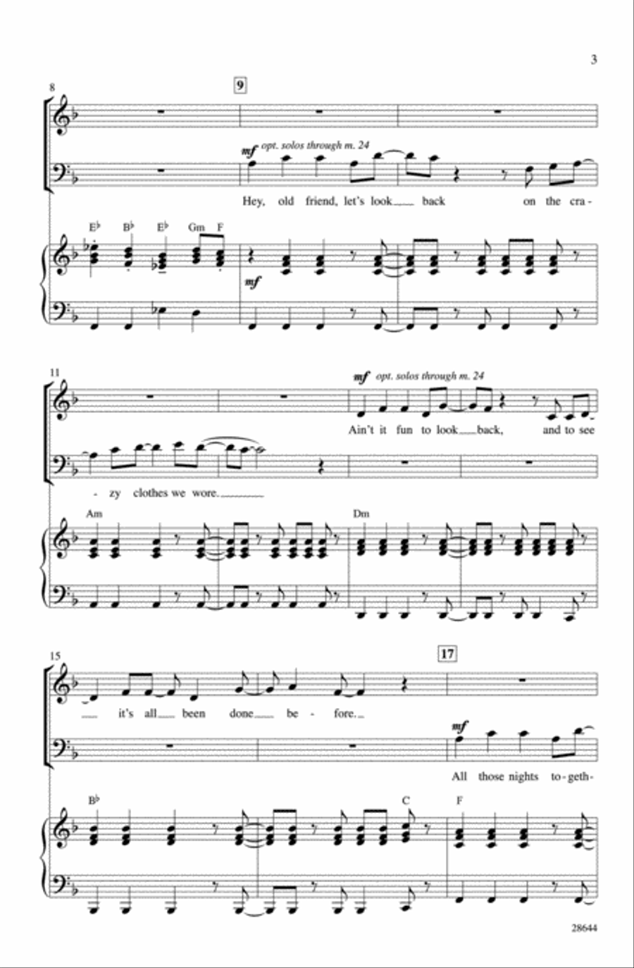 Come So Far (Got So Far to Go) Choir scores gallery preview page 3