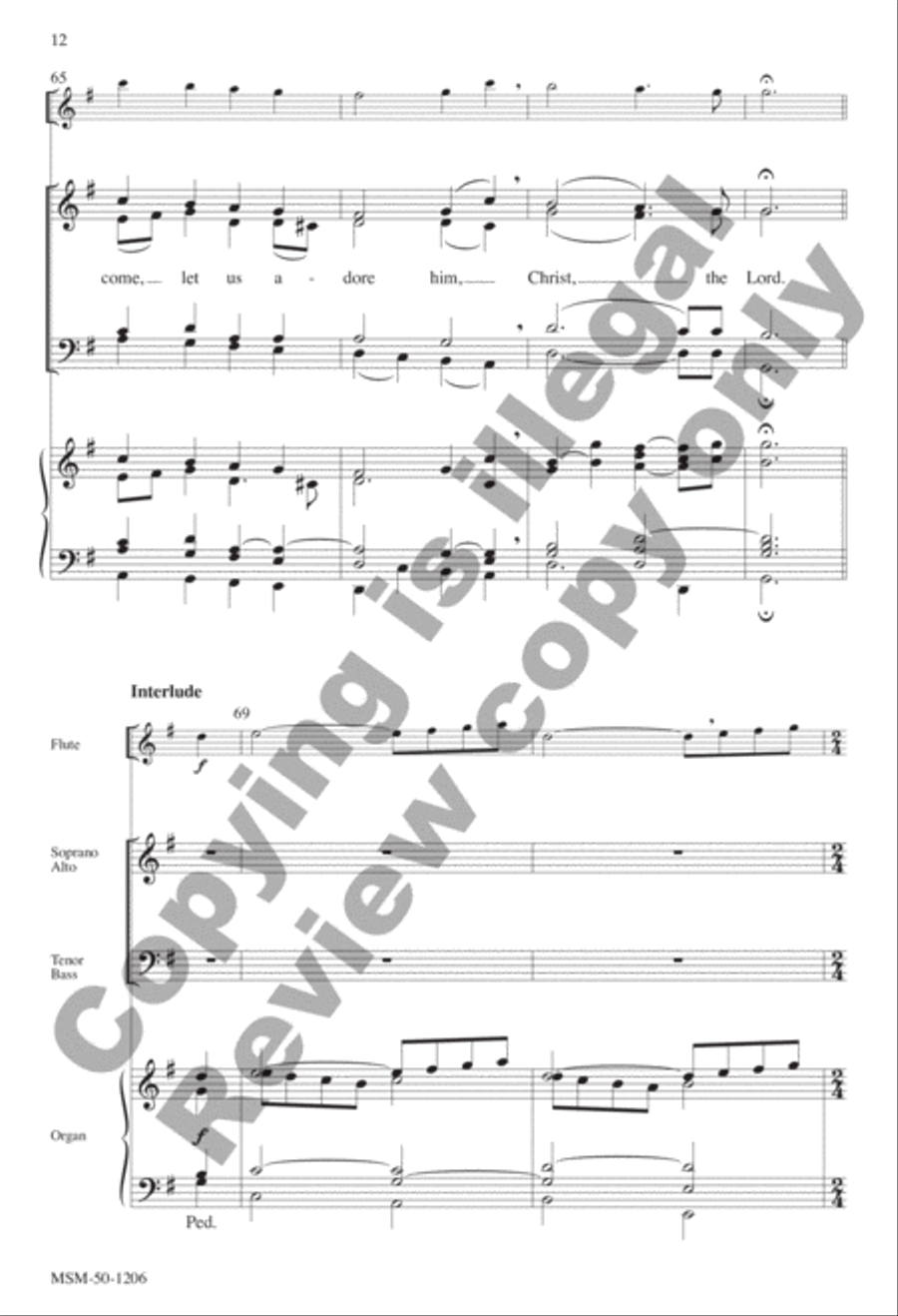 O Come, All Ye Faithful O Come, All Ye Faithful 4-Part scores gallery preview page 10