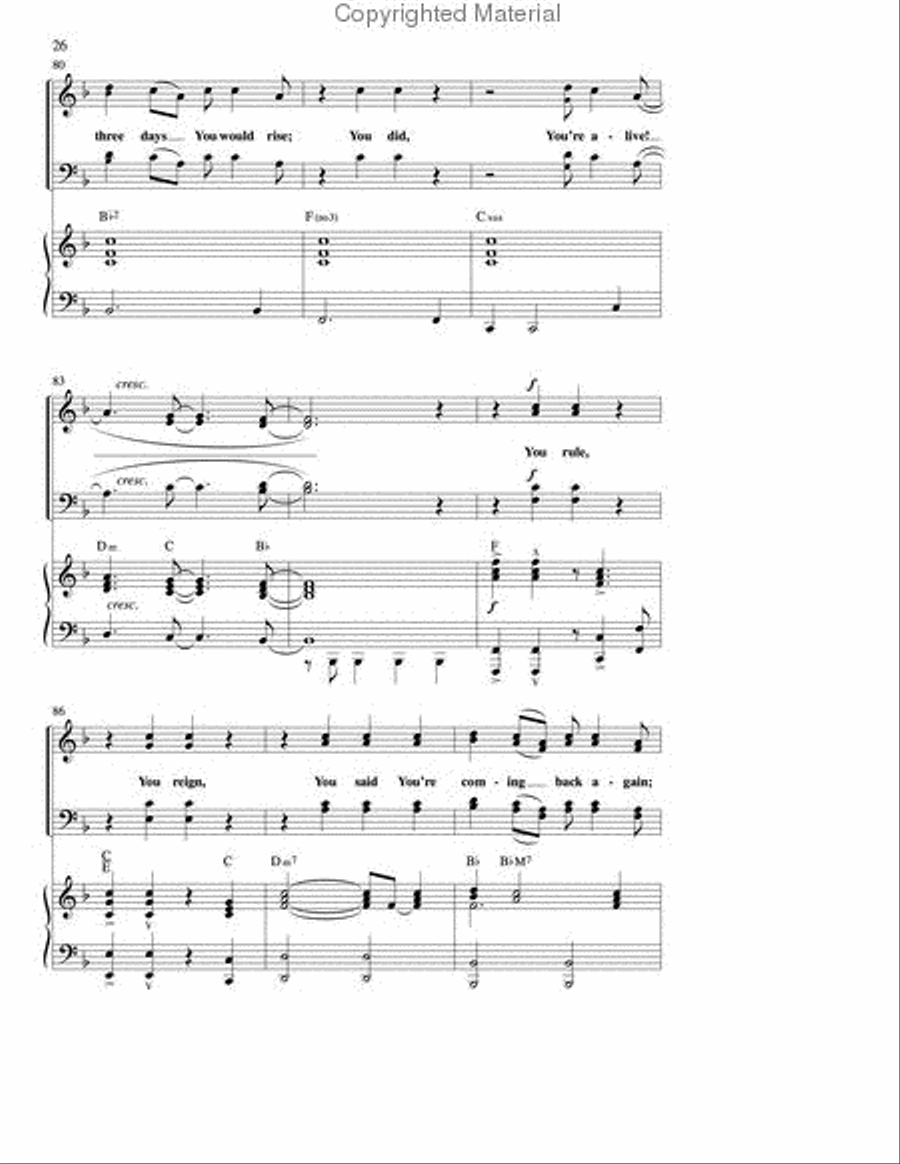 The Power of the Cross (Book) Choir scores gallery preview page 5