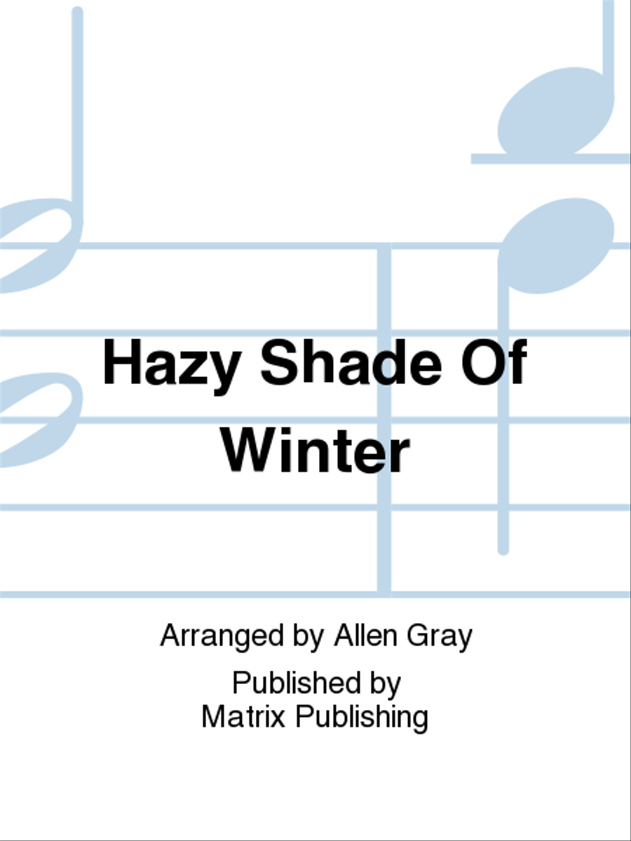 Hazy Shade Of Winter Marching Band scores gallery preview page 1
