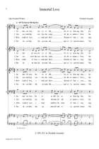Immortal Love 4-Part scores gallery preview page 3