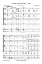 When the Song of the Angels Is Stilled 4-Part scores gallery preview page 4