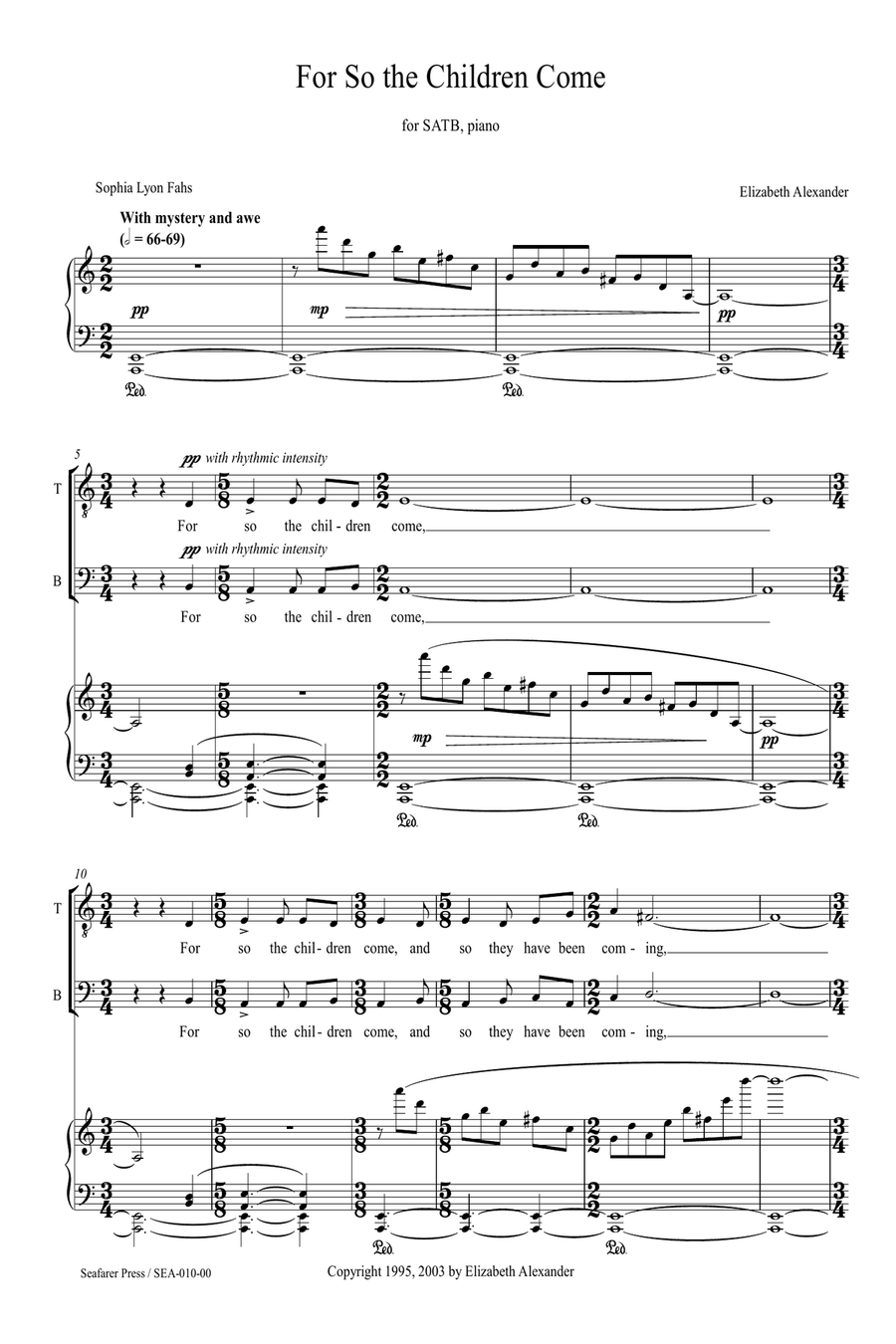 For So the Children Come For So the Children Come 4-Part scores gallery preview page 4