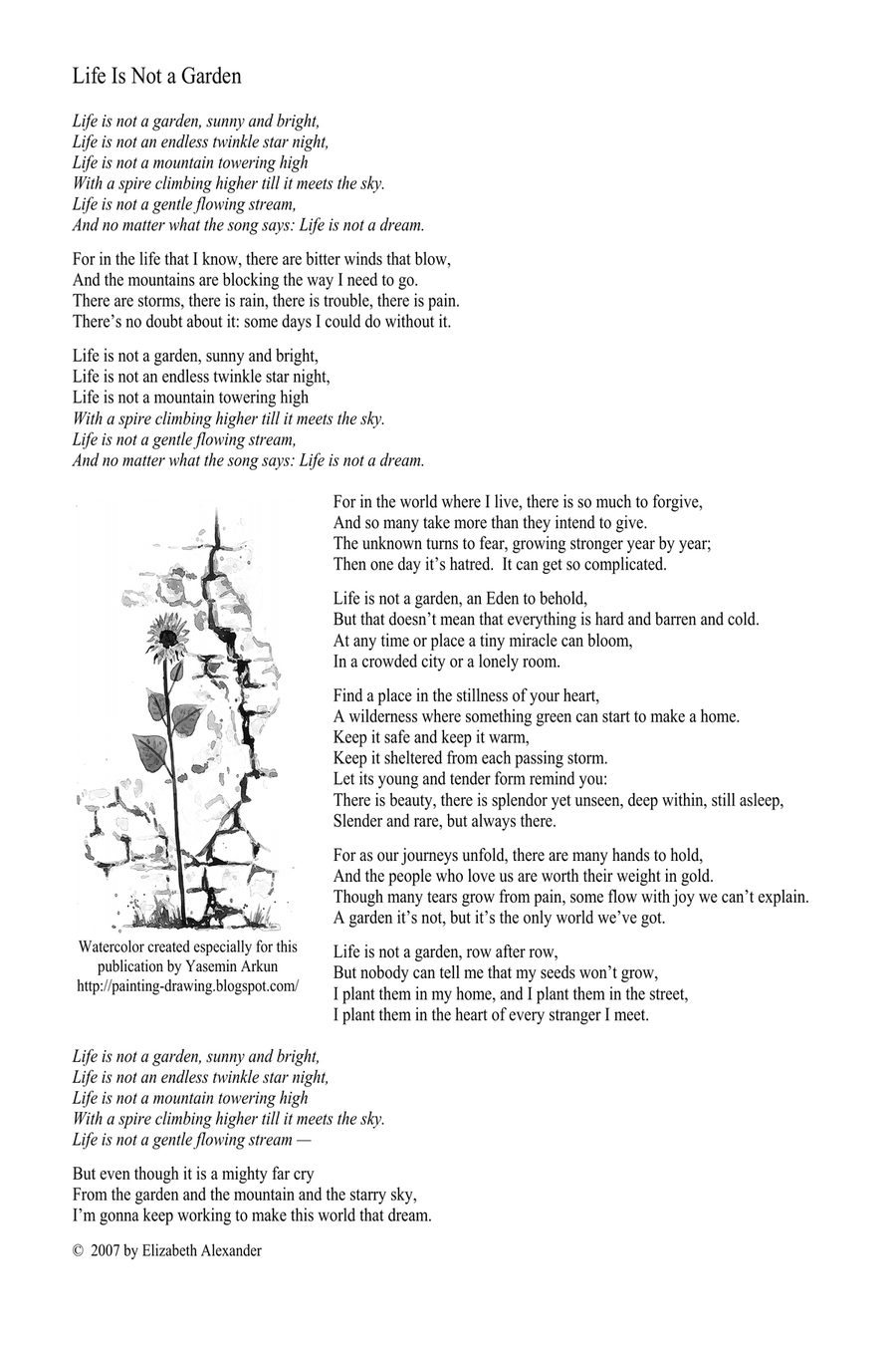 Life is not a Garden 4-Part scores gallery preview page 3