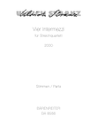 Vier Intermezzi for String Quartet