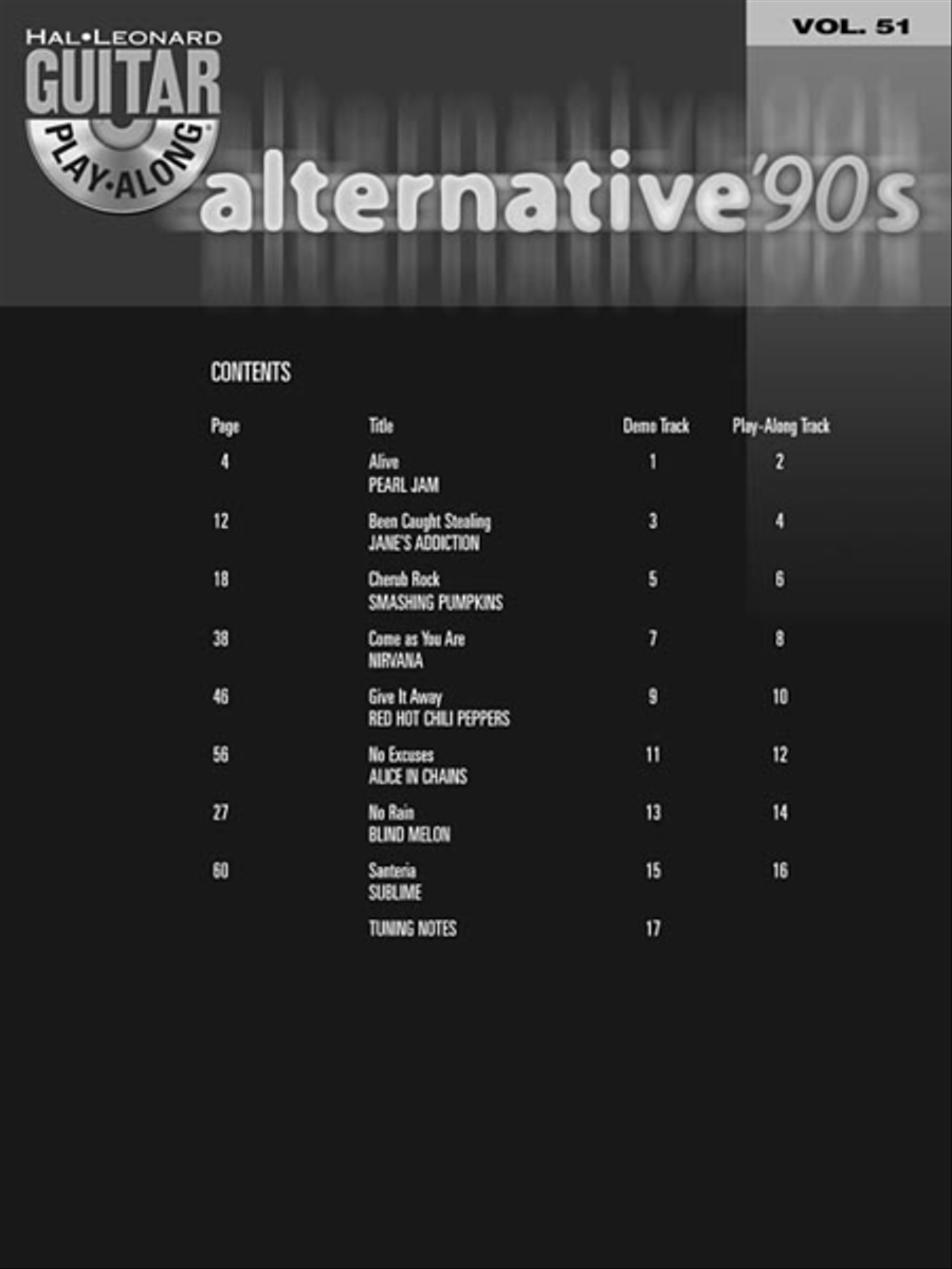 Alternative '90s Guitar Tablature scores gallery preview page 3