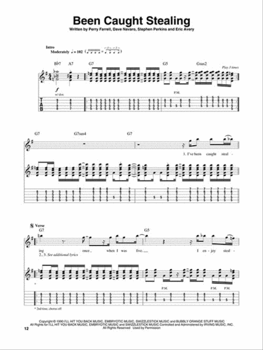 Alternative '90s Guitar Tablature scores gallery preview page 5