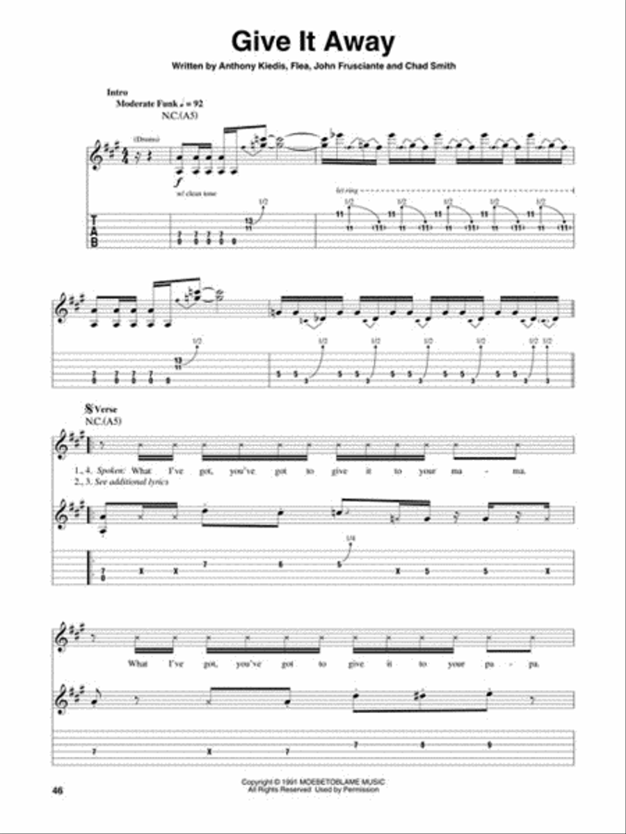Alternative '90s Guitar Tablature scores gallery preview page 6
