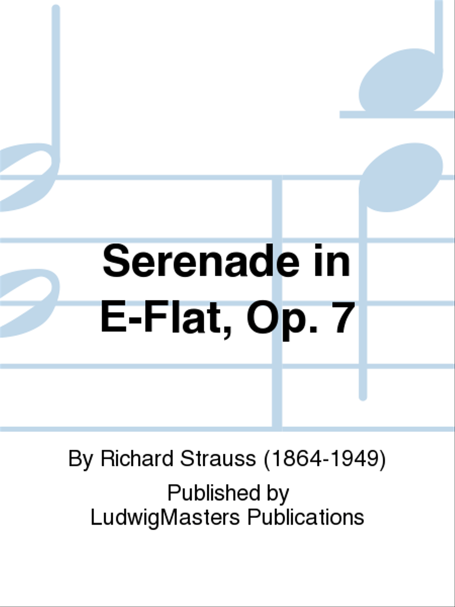Serenade in E-Flat, Op. 7 Concert Band scores gallery preview page 1