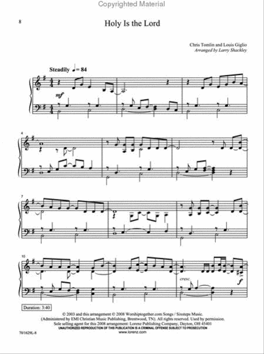 We Declare Your Glory Piano Solo scores gallery preview page 3
