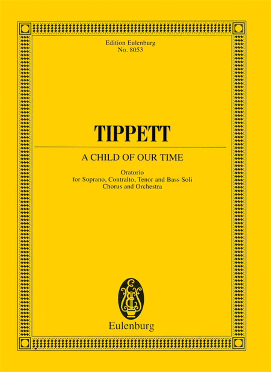 A Child of Our Time A Child of Our Time Study Score scores gallery preview page 1