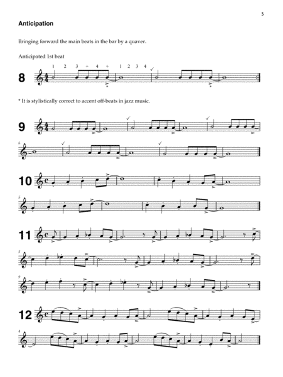 Jazz Flute Studies Flute scores gallery preview page 2