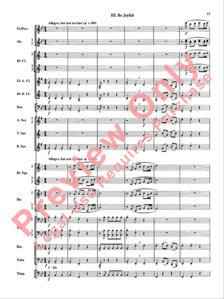 Christmas Music from Bach Concert Band scores gallery preview page 16