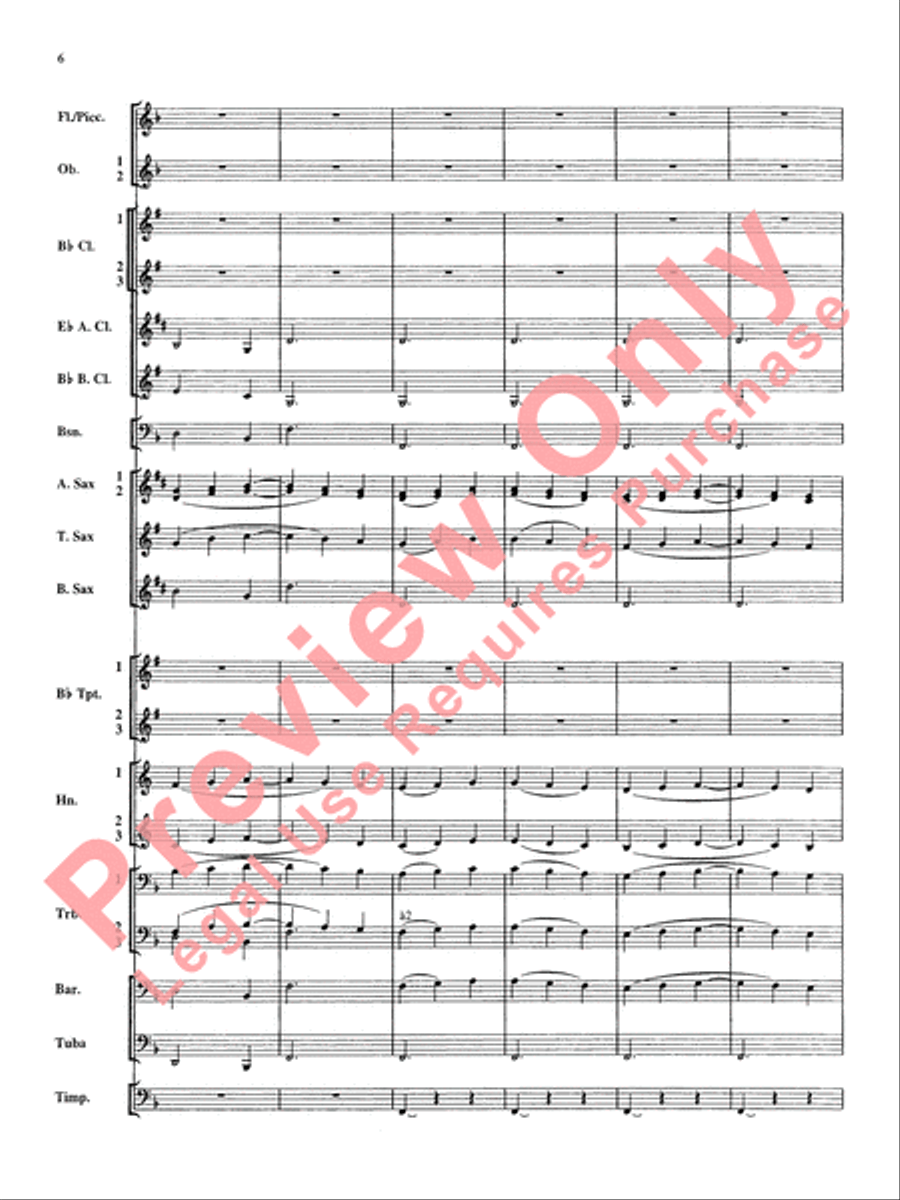 Christmas Music from Bach Concert Band scores gallery preview page 7