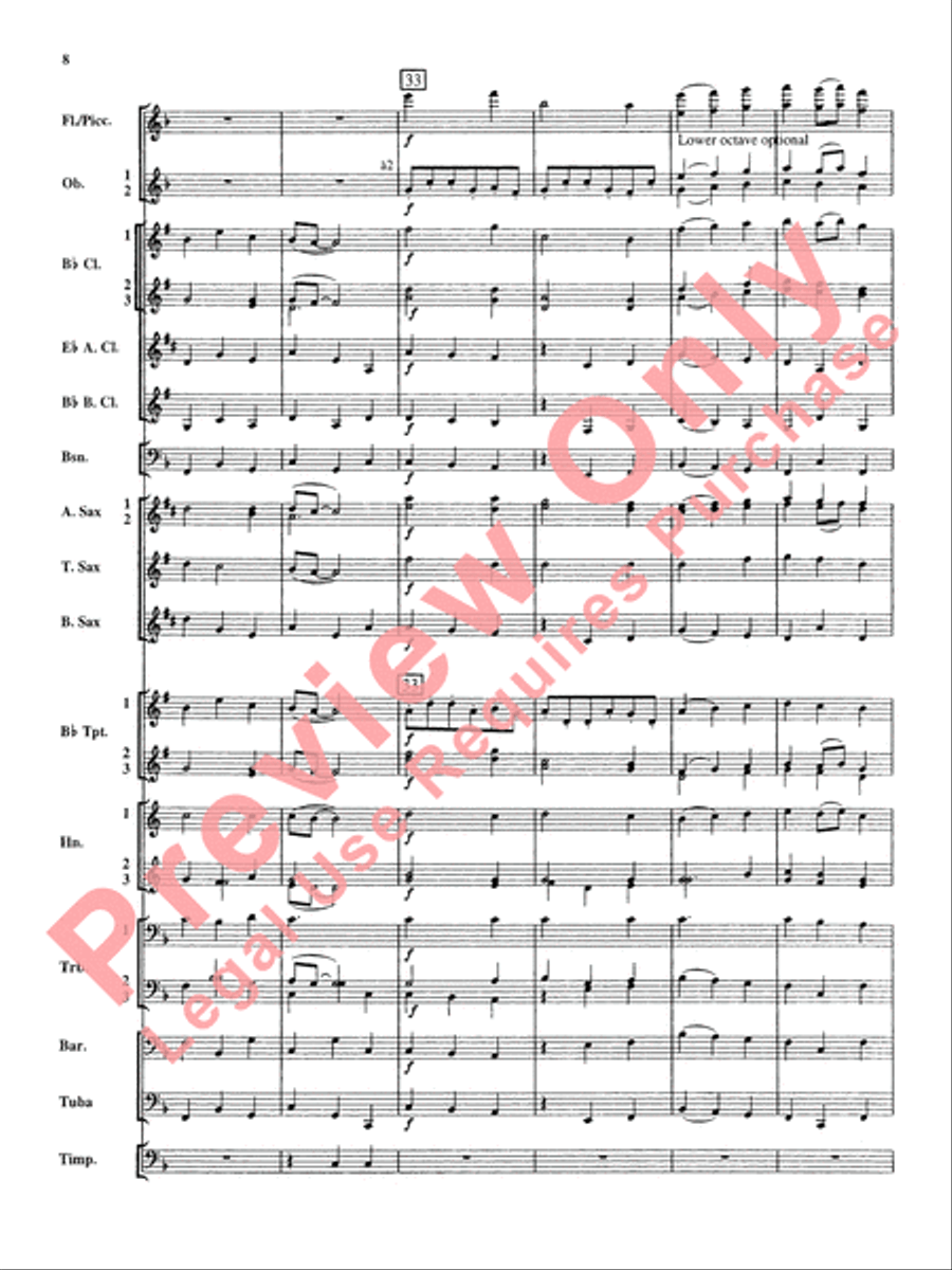 Christmas Music from Bach Concert Band scores gallery preview page 9