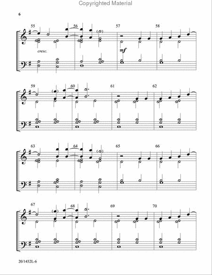 I Could Sing of Your Love Forever 3-Octaves scores gallery preview page 6